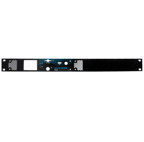 1U front panel kit hosting one Haivision Rack200 or Rack300