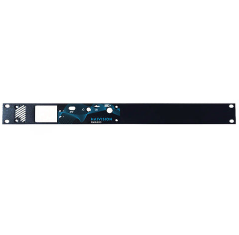 1U front panel kit hosting one Haivision Rack400